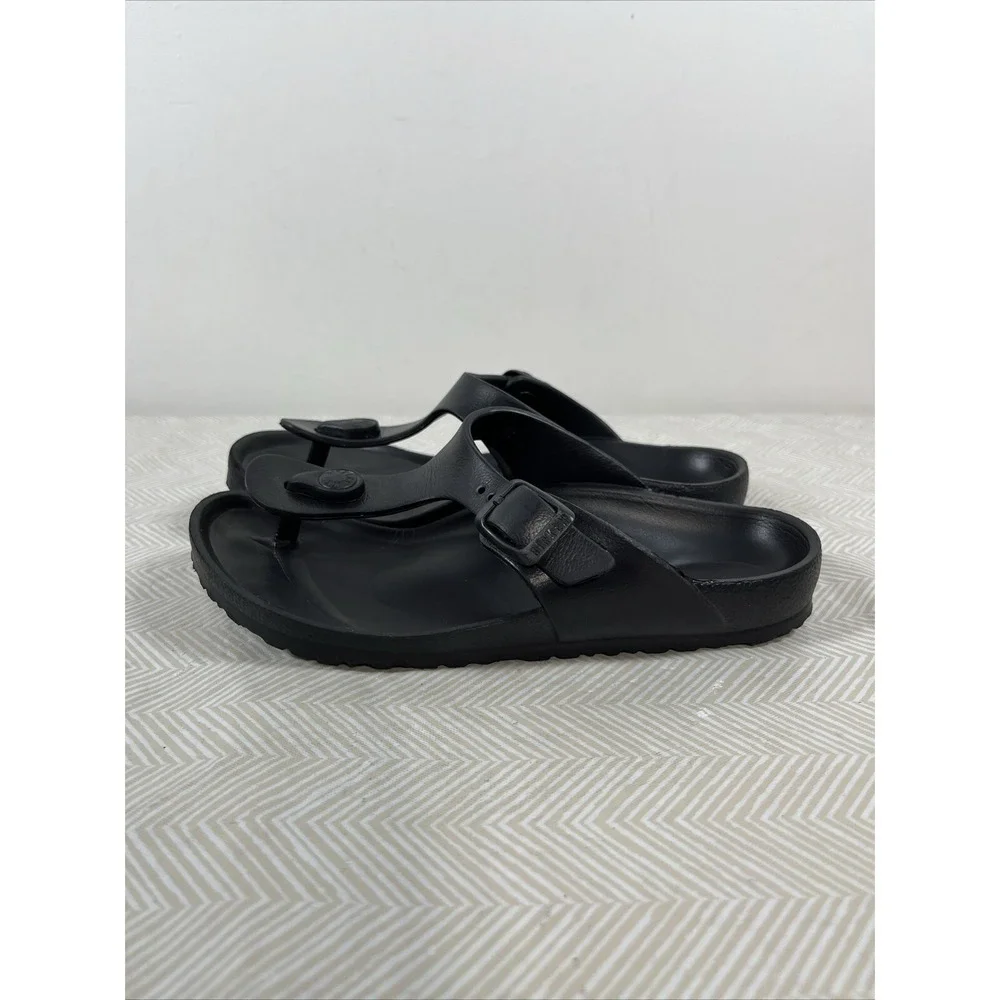 Birkenstock Girl's Black Eva Gizeh Slip On Sandal Youth‎ Size 32 L1